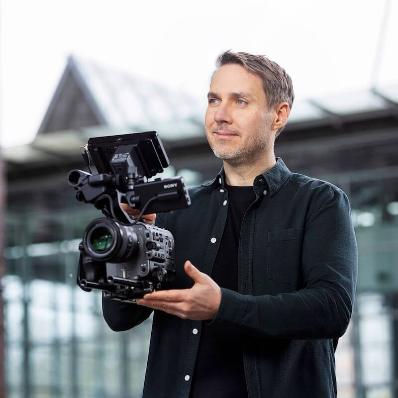 Bild von der Webseite von Florian Pawliczek Filmproduktion / Kameramann